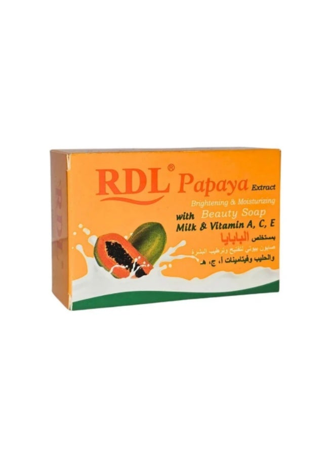 ار دي ال صابون تفتيح البشرة بحليب البابايا 128 جرام