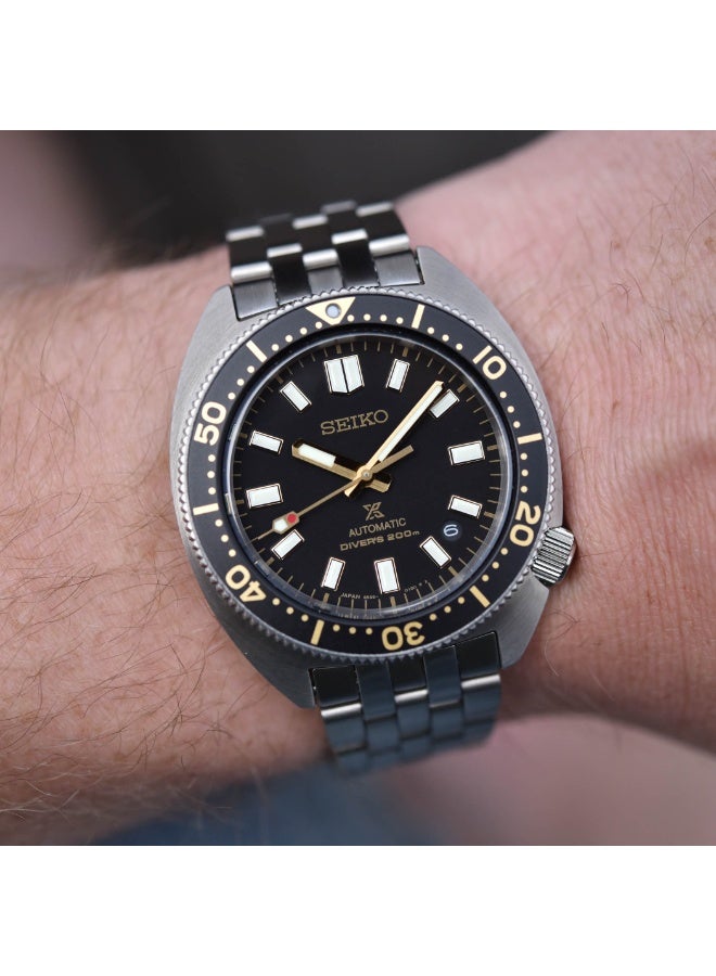 Seiko ساعة الغوص بروسبكس هيريتاج تيرتل SPB315J1، 41 مم قرص أسود، علبة وسوار من الفولاذ المقاوم للصدأ، 200 م مقاومة للماء - Image 3