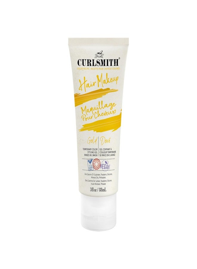 CURLSMITH - Hair Makeup - Vegan Temporary Hair Color and Styling Gel (Gold 3 fl.oz) - Image 1