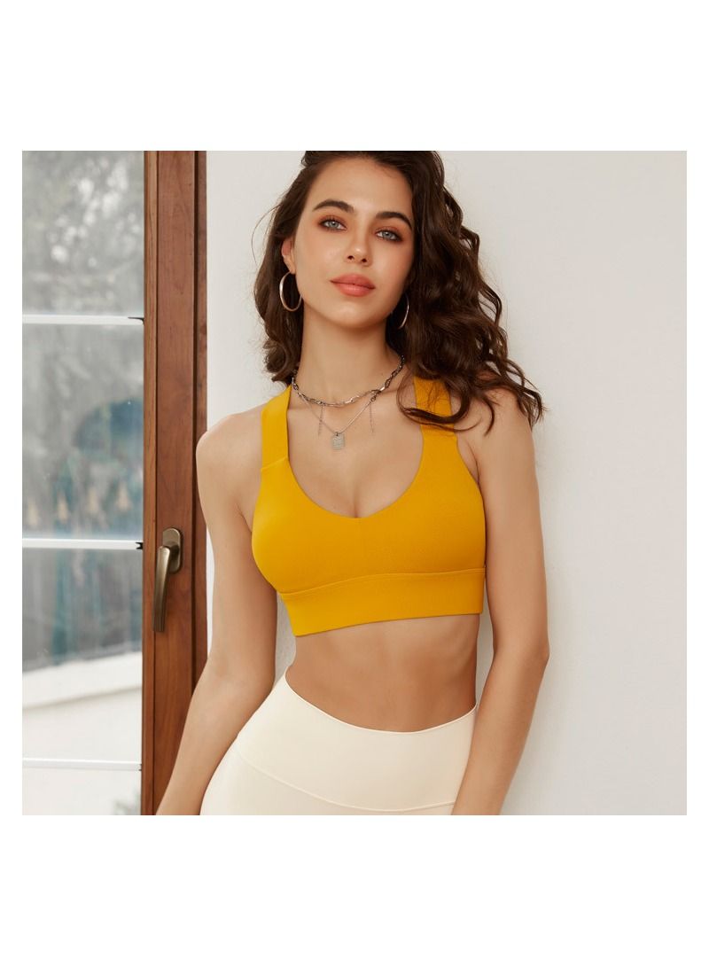 Loquat No Steel Ring Gathering Shock Proof Sports Bra 