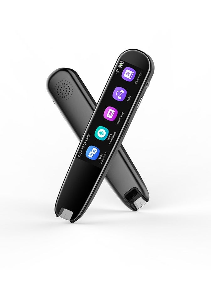 قلم المسح الضوئي والترجمة الذكي – يدعم أكثر من 112 لغة، بتقنية الذكاء الاصطناعي، مسح وقراءة النصوص، ترجمة فورية صوتية، قاموس مدمج، تسجيل الملاحظات، متوافق مع الكتب والشاشات - Image 1