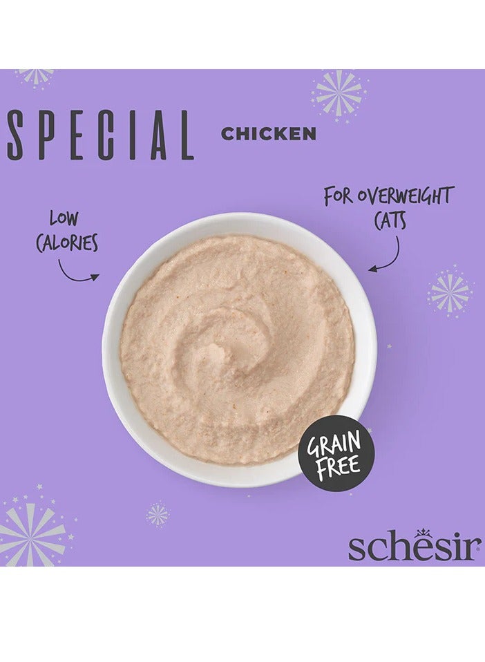 Schesir Special Mousse Light Chicken Wet Cat Food - 70 g - Image 3