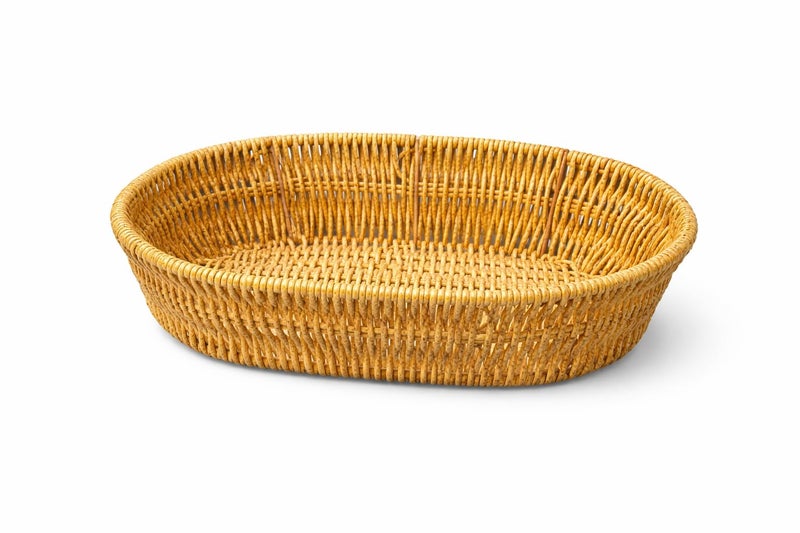 Hand Woven Basket, Multipurpose Basket, Natural Elegant Design, Suitable for Kitchen, Decoration, Gift (x) - Image 1