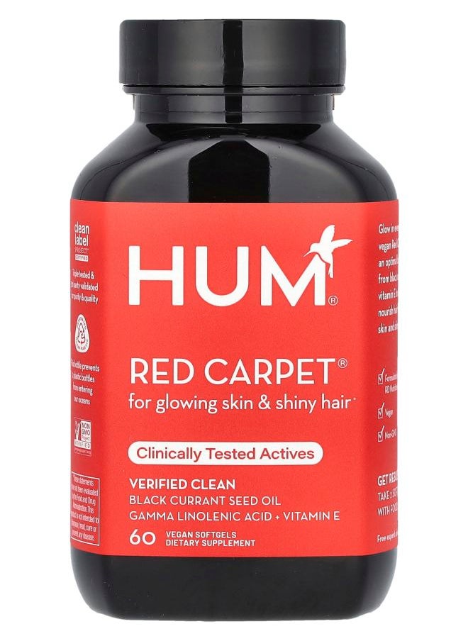 Hum Nutrition - Red Carpet 60 Vegan Softgels - Image 1
