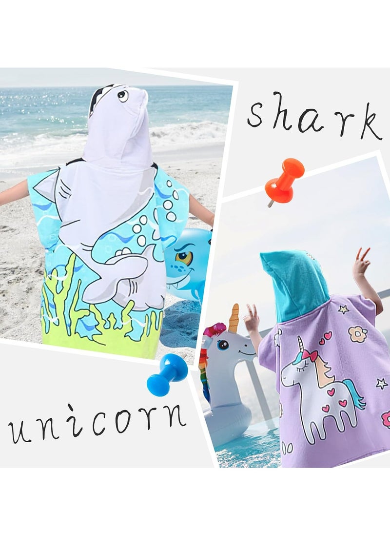 Oasisgalore Thicker Kids Hooded Beach Towel, Softest Baby Bath Towel Wrap for Boys & Girls 3-7 Years, Toddler Bathrobe (Unicorn)  - Image 3