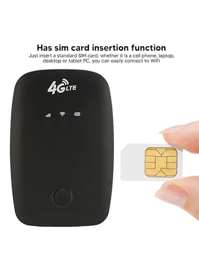 جنرال - 4G LTE موبايل واي فاي راوتر 150Mbps عالية السرعة المحمولة السفر USB بالطاقة مودم واي فاي مع فتحة بطاقة SIM لمدة تصل إلى 10 أجهزة - Image 1