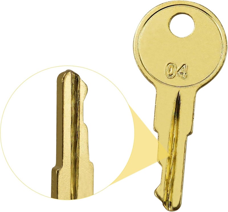 gradora B04 Keys for Tool Chest and Cabinet Locks Fits Hus-ky Tool Box Home De-pot Hud-son De-walt Toolboxes 4 Pack - Image 4