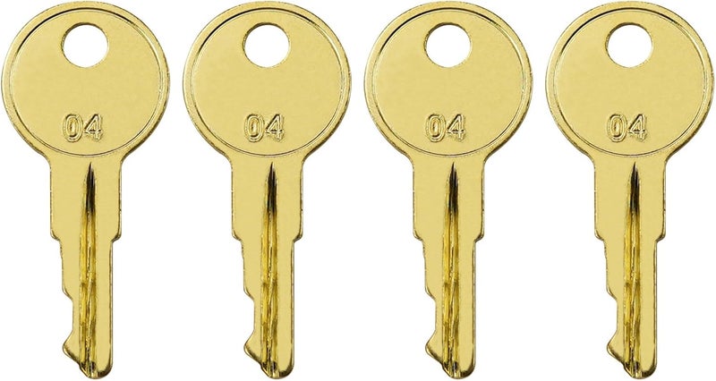 gradora B04 Keys for Tool Chest and Cabinet Locks Fits Hus-ky Tool Box Home De-pot Hud-son De-walt Toolboxes 4 Pack - Image 2