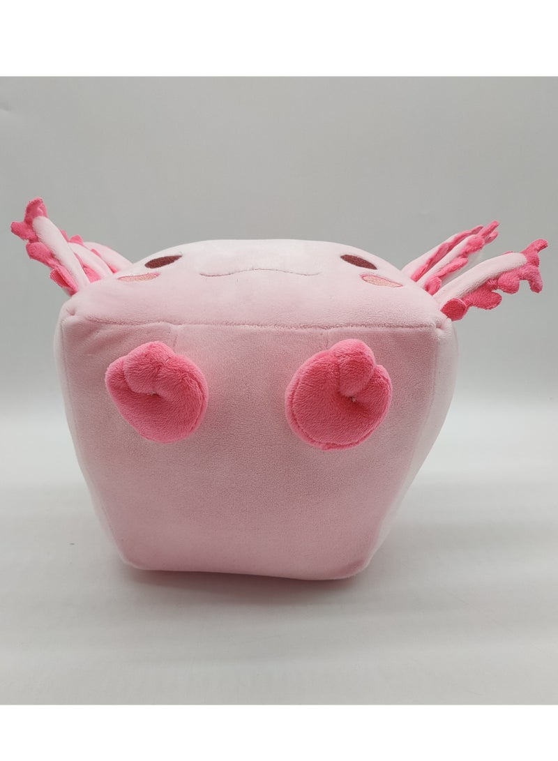 general Pink Cubic Salamander Plush Toy, Pet Simulator X Cartoon Stuffed Animal, Soft Plush Doll Pillow, Perfect for Home Decor and Office - Image 3