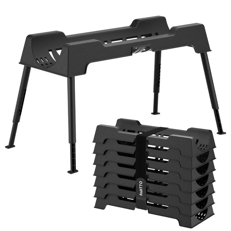 PAHTTO RV Sewer Hose Support 15FT HeavyDuty Camper Waste Hose Holder with 7 Foldable Sections Adjustable Stable Waste Drainage Support with Strap Stackable WeatherResistant Patent Pending - Image 2