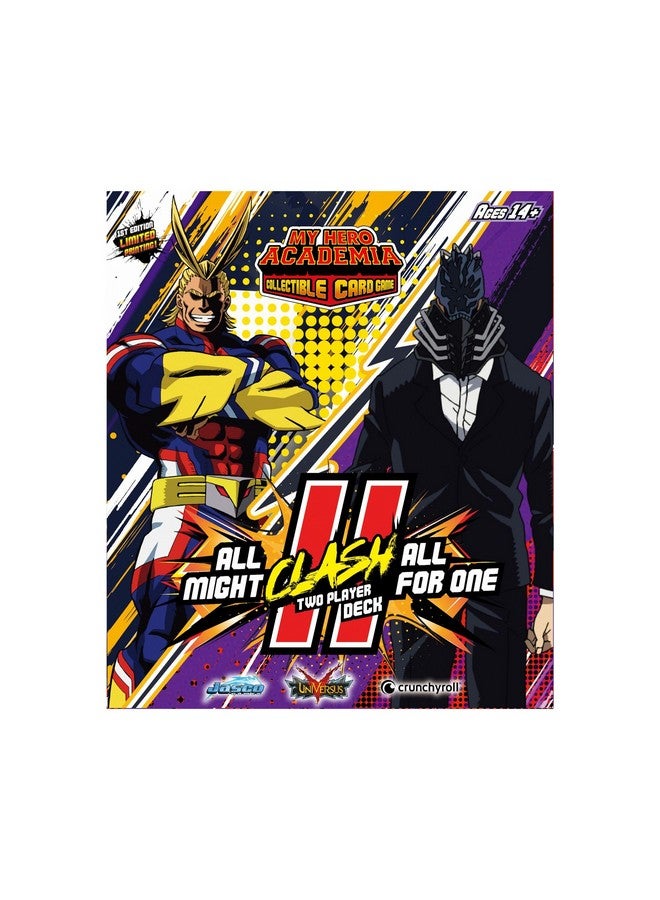Jasco Games My Hero Academia Collectible Card Game All Might Vs. All for One Two Player Clash Decks | Trading Card Game for Adults and Teens | Ages 14+ | 2 Players | Avg. Playtime 45+ Mins | Made - Image 4
