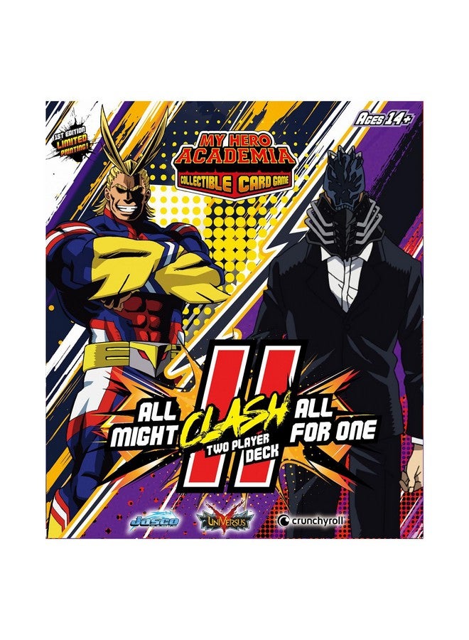 Jasco Games My Hero Academia Collectible Card Game All Might Vs. All for One Two Player Clash Decks | Trading Card Game for Adults and Teens | Ages 14+ | 2 Players | Avg. Playtime 45+ Mins | Made - Image 3