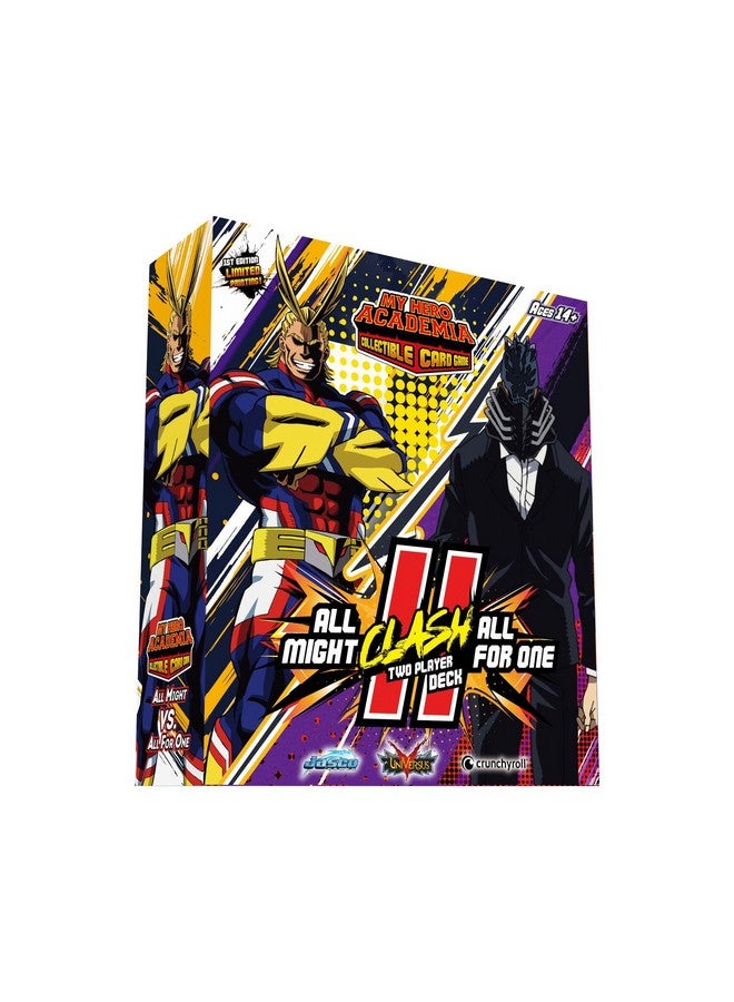 Jasco Games My Hero Academia Collectible Card Game All Might Vs. All for One Two Player Clash Decks | Trading Card Game for Adults and Teens | Ages 14+ | 2 Players | Avg. Playtime 45+ Mins | Made - Image 2