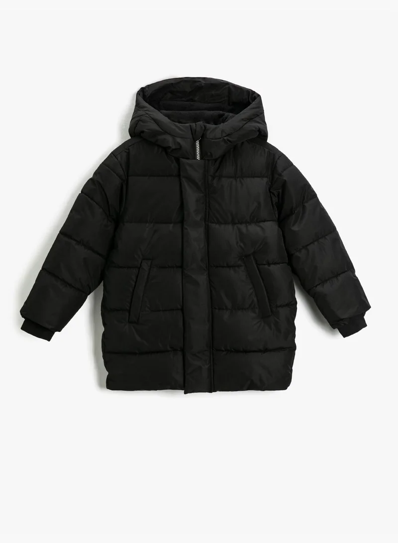 KOTON Hooded Puffer Coat