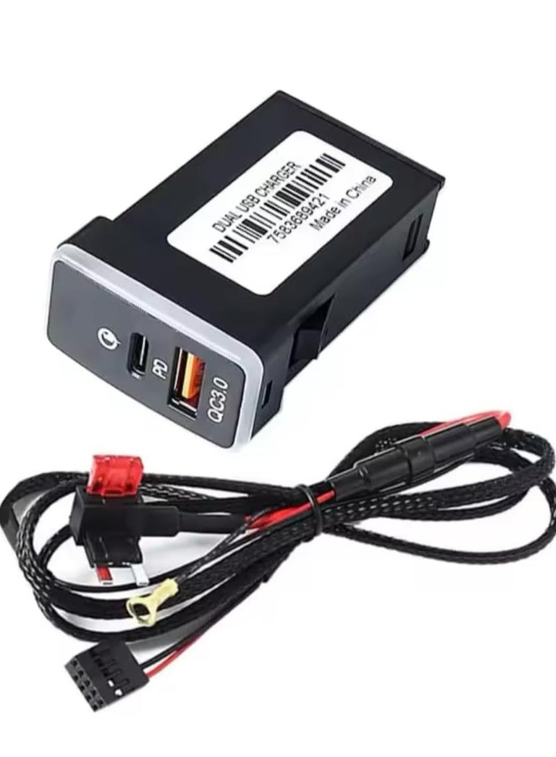 High-Speed PD Charger with QC3.0 for Toyota FJ Cruiser – Fast Charging Solution - Image 3