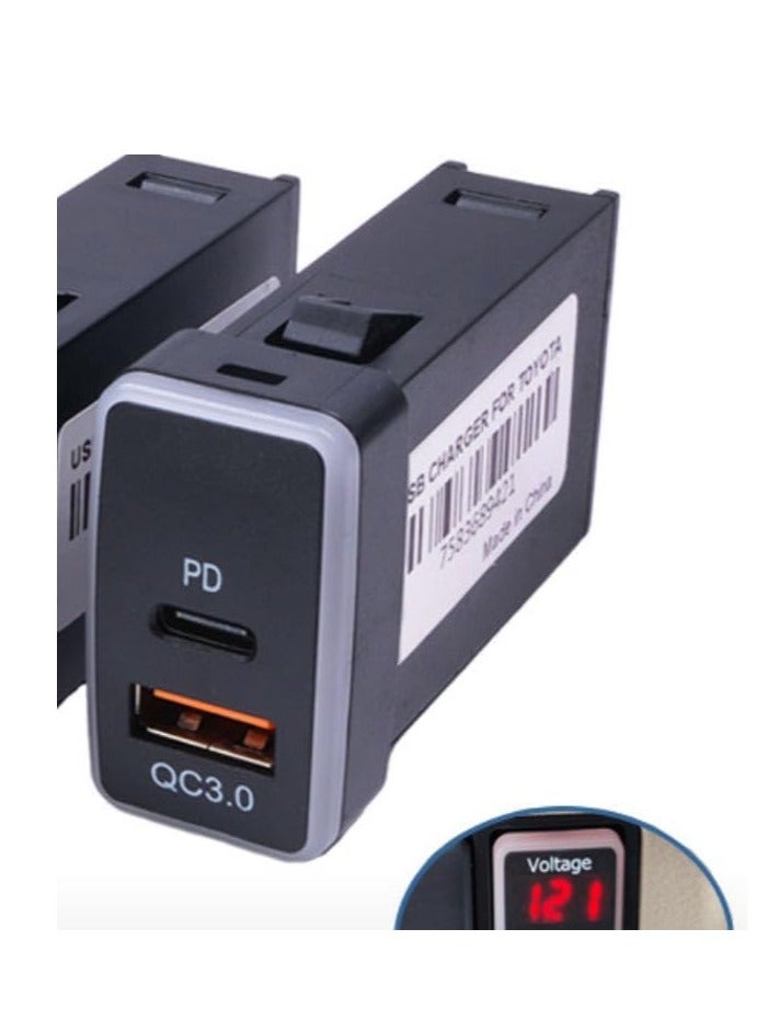 High-Speed PD Charger with QC3.0 for Toyota FJ Cruiser – Fast Charging Solution - Image 2