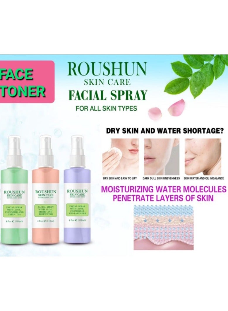 ROUSHUN Moisturizing Facial Spray set 118ml - Image 3