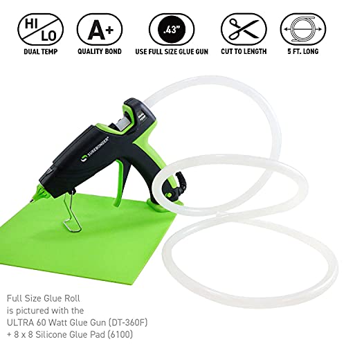 Surebonder Full-Size Hot Glue Stick Roll, Clear, 5 Ft Length, 0.43 Inch Diameter - Uninterrupted Gluing, All Purpose for Crafting and DIY, Clear - Image 3