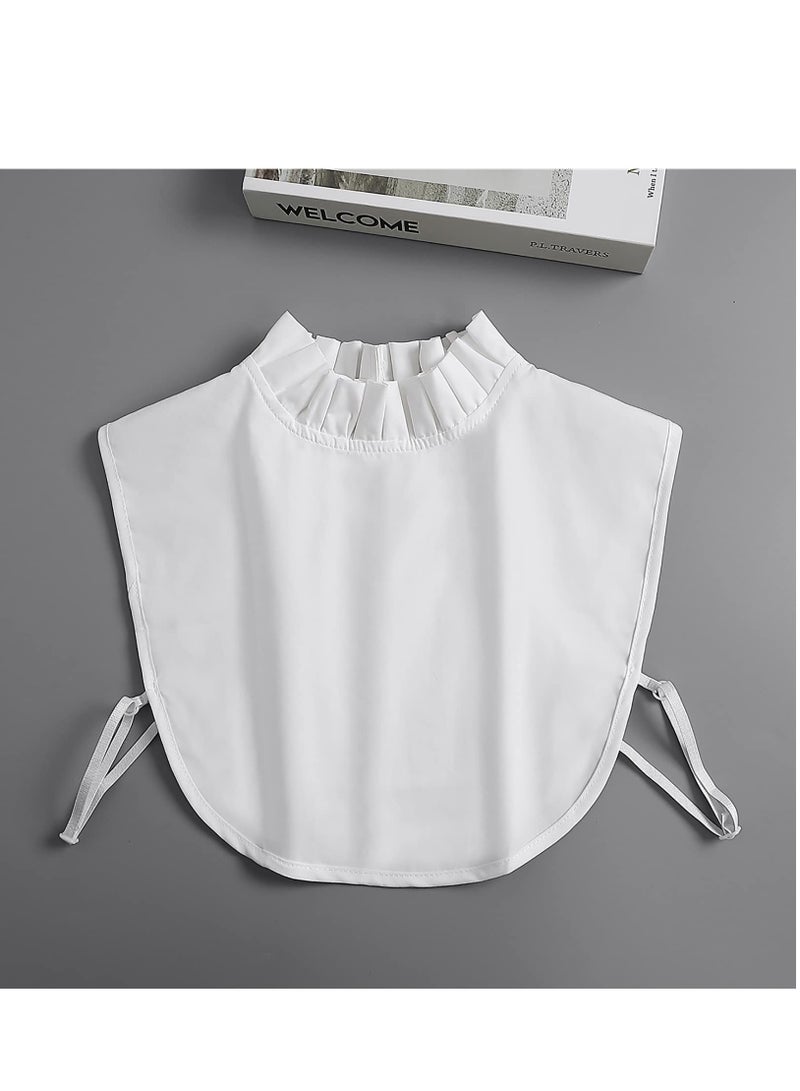 KASTWAVE Women's Detachable Dickey Collar - Stylish Fake Half Shirt Insert for Dresses, Blouses, Sweaters, and Coats - Image 2