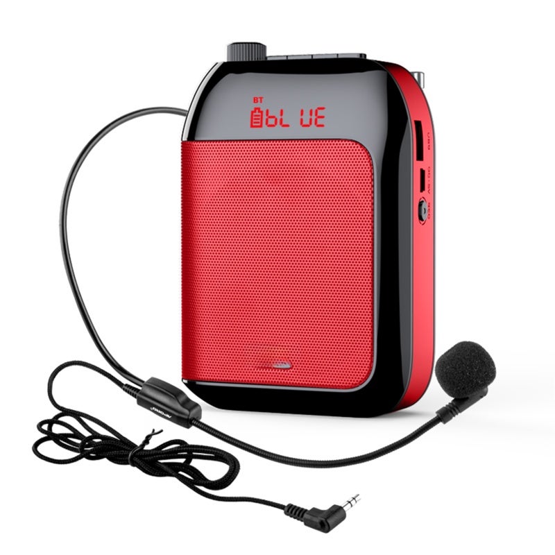 Voice Amplifier: 15W Power, 2400mAh Battery, Intelligent Noise Reduction Portable Microphone - Compact Design, Multi-Functional Personal Voice Amplifier for Teachers, Tour Guides, Conference Hosts - Image 1
