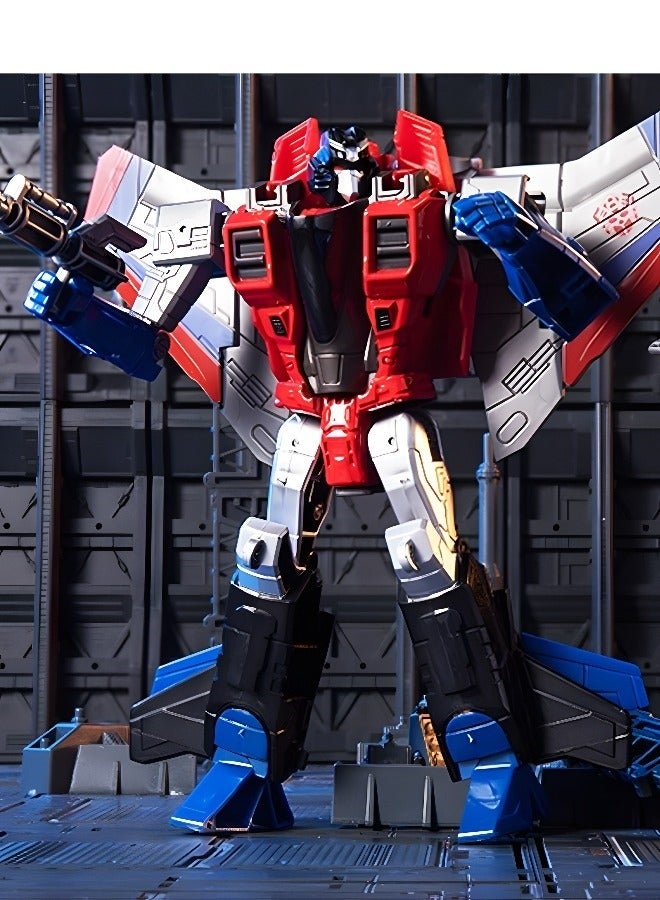 MIXDE Deformation Robot Toy, Deformed Car Robot Toys, Action Figure Deformation Car Model, Portable Alloy Deformation Robot Toys Gift for Kids-Starscream - Image 3
