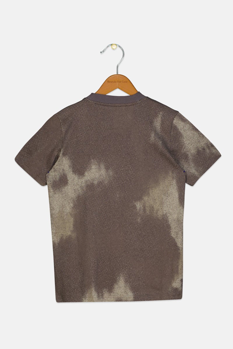 Adidas Kids Boy Regular Fit Short Sleeve Outdoor T-Shirt, Multicolor - Image 2