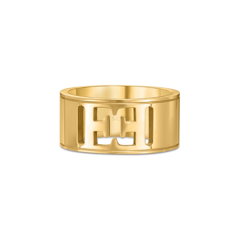 ESCADA Estelle 52mm Gold Wider Hinged Ring for Women - Image 2