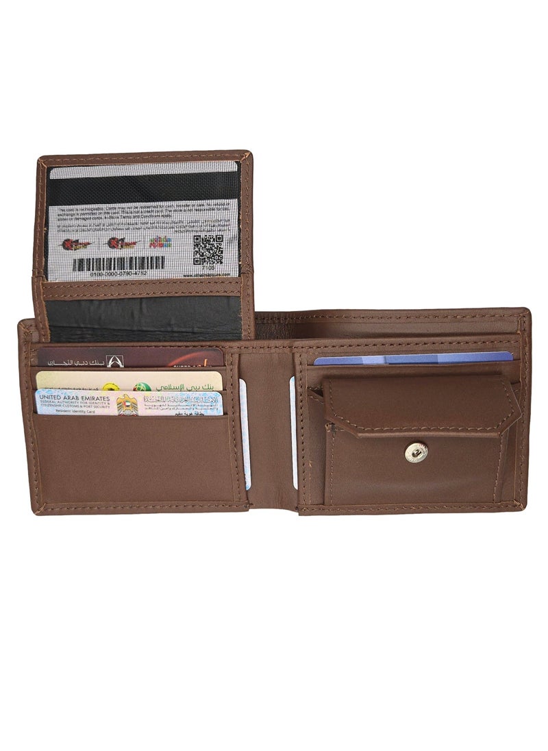 Energize - Regular Genuine Leather Wallet for Men, Premium Leather Material with Versatile Compartment, Ideal for Traveling & Daily Use, Perfect Gift for Any Occasion - Image 1
