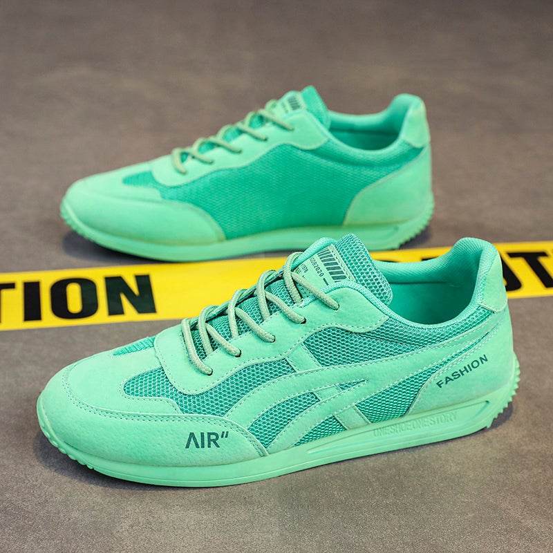 Men'S Shoes Spring Sports And Leisure Forrest Gump Sneakers Men'S Construction Site Work Soft Sole Lightweight Work Safety Shoes - Image 1