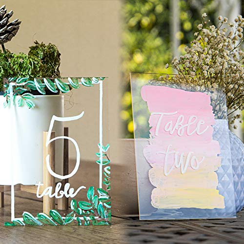 SimbaLux Acrylic Sheet Clear Cast Plexiglass 5” x 7” 0.08” Thick (2mm) Pack of 5 Transparent Plastic Plexi Glass Board with Protective Paper for Photo Frame Replacement, DIY Display Projects, Craft - Image 3