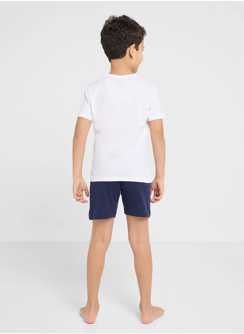 XBOX Xbox Boys Printed Short Sleeve Pyjama set