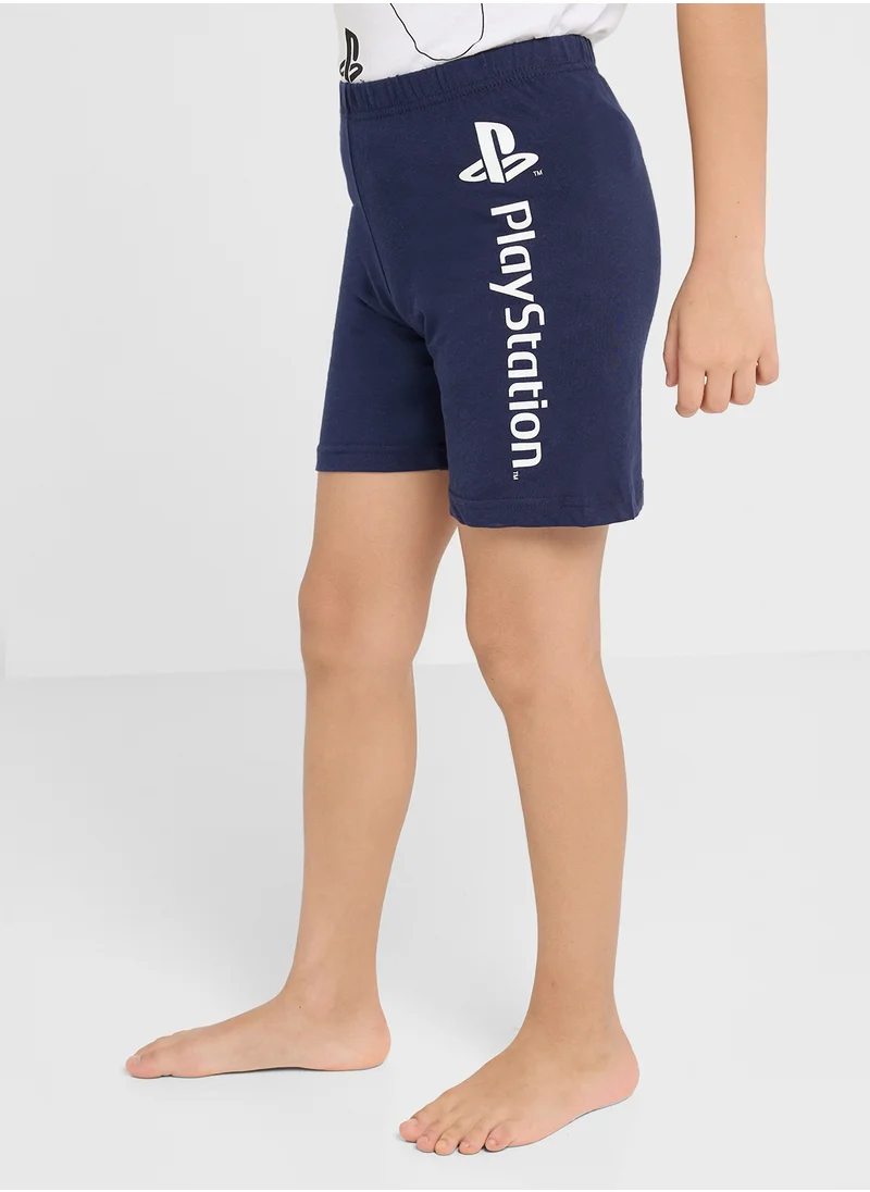 XBOX Xbox Boys Printed Short Sleeve Pyjama set