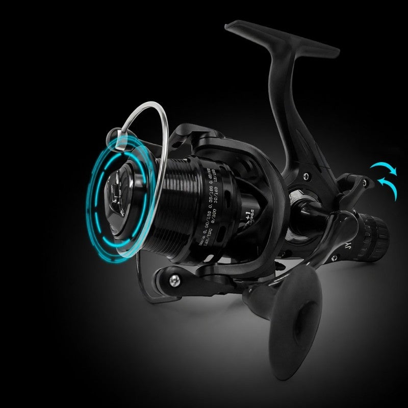 COONOR 9+1BB Speed Ratio Fishing Reel with Dual Brake System Smooth Spinning Reel with Dual Spool Interchangeable Handle Fishing Tackle - Image 4