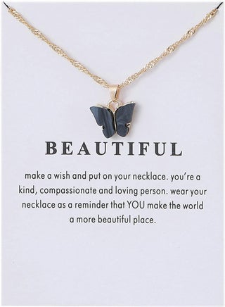 Pendant Necklace,  Women's Pendant Necklace Butterfly Moon Sterling Silver Gold Acrylic, Color Clavicle Chain Necklace Card Necklaces Clavicle Necklaces for Women Girls - pzsku/Z52255A63F95E1361F379Z/45/_/1682752185/f6810fde-b8cd-4915-89d3-4124a6e62b44