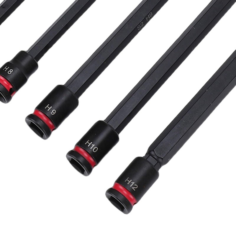 20PCS 3 8 Inch Drive Long Impact Hex Bit Socket Set SAE Metric S2 Alloy Steel with Storage Box - Image 5