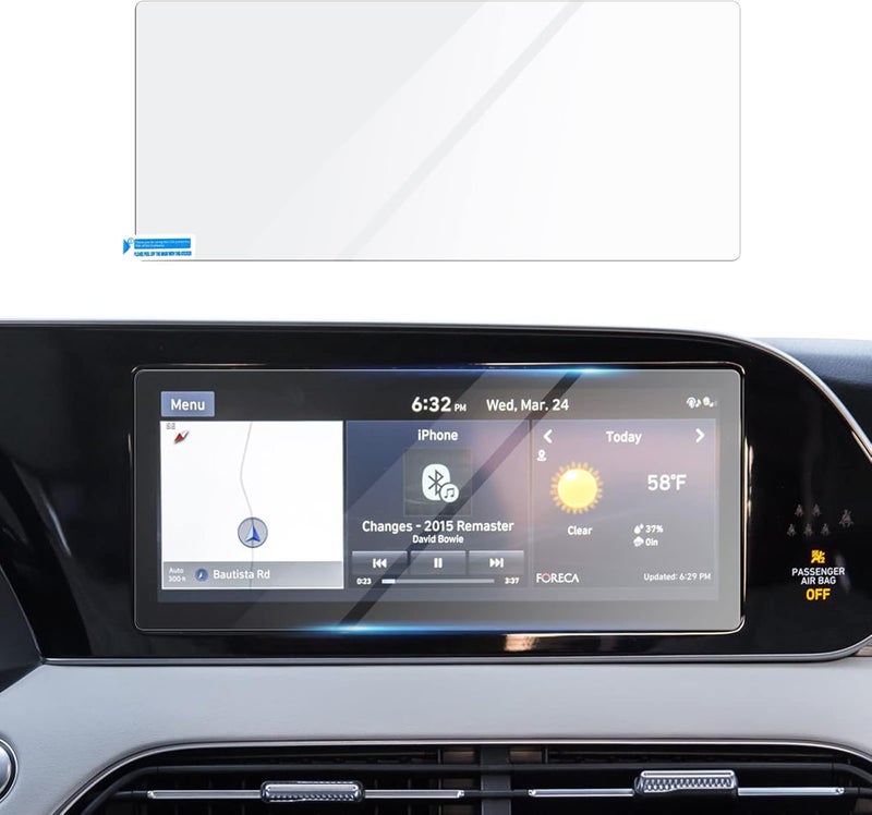 Autorder Tempered Glass Screen Protector for 2020-2022 Hyundai Palisade 10.25-Inch Navigation Touchscreen - Image 1