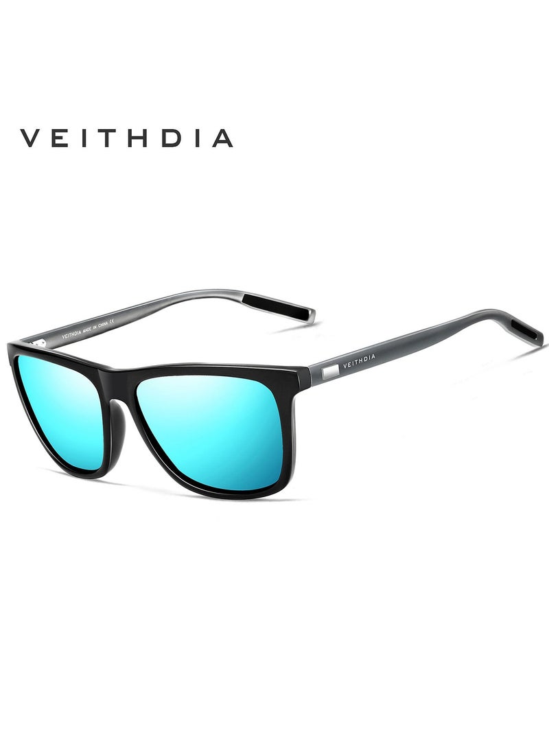 Veithdia Colorful Polarized UV Resistant Square Sunglasses - Image 1