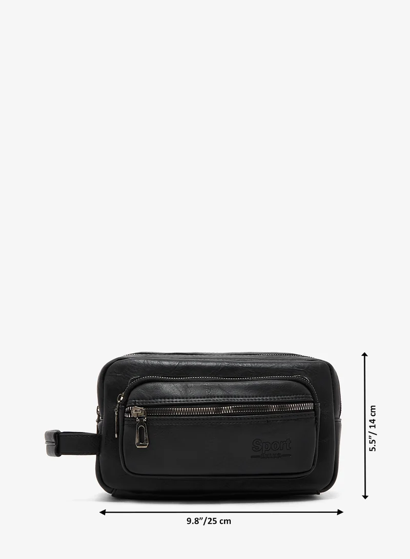 Seventy Five  Dual Compartment Toiletry Bag for Men | Best Price UAE