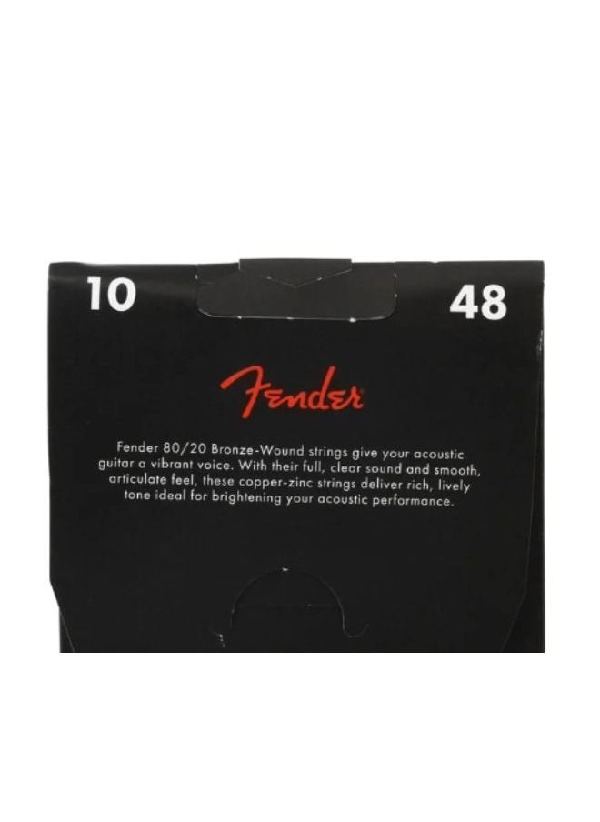 FENDER - 6-Pieces Acoustic Guitar Strings - Image 1