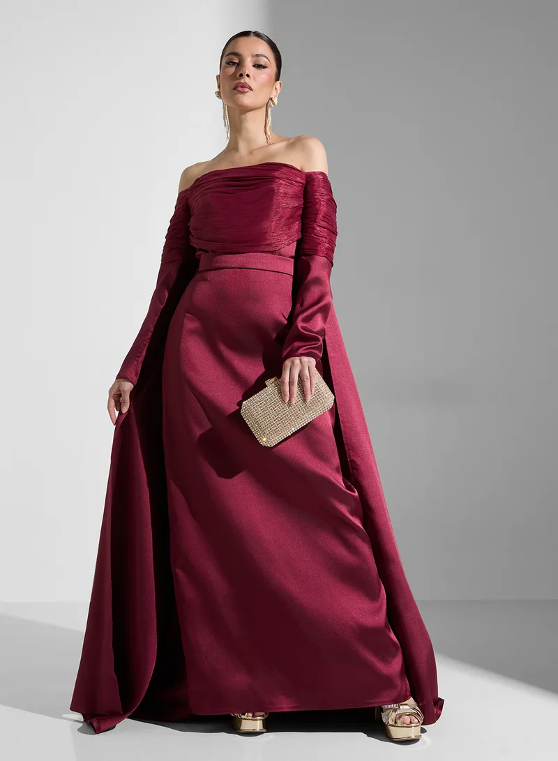 Iyra Off-Shoulder Formal Dress