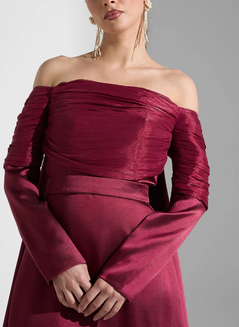 Iyra Off-Shoulder Formal Dress