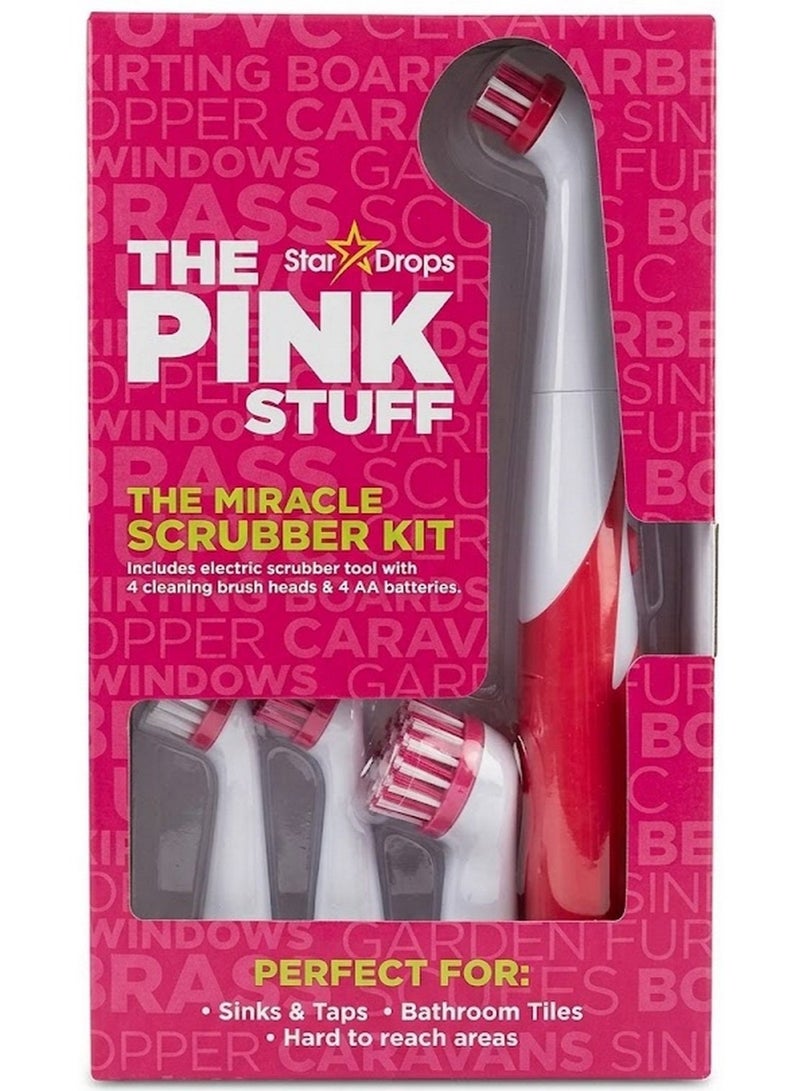 Stardrops The Pink Stuff The Miracle Scrubber Kit 4 Cleaning Brush Heads - Image 1