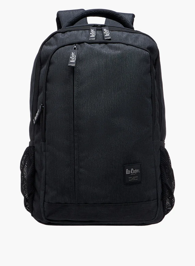 لي كوبر Boys Textured Backpack with Adjustable Straps and Zip Closure - 31x46x16 cm