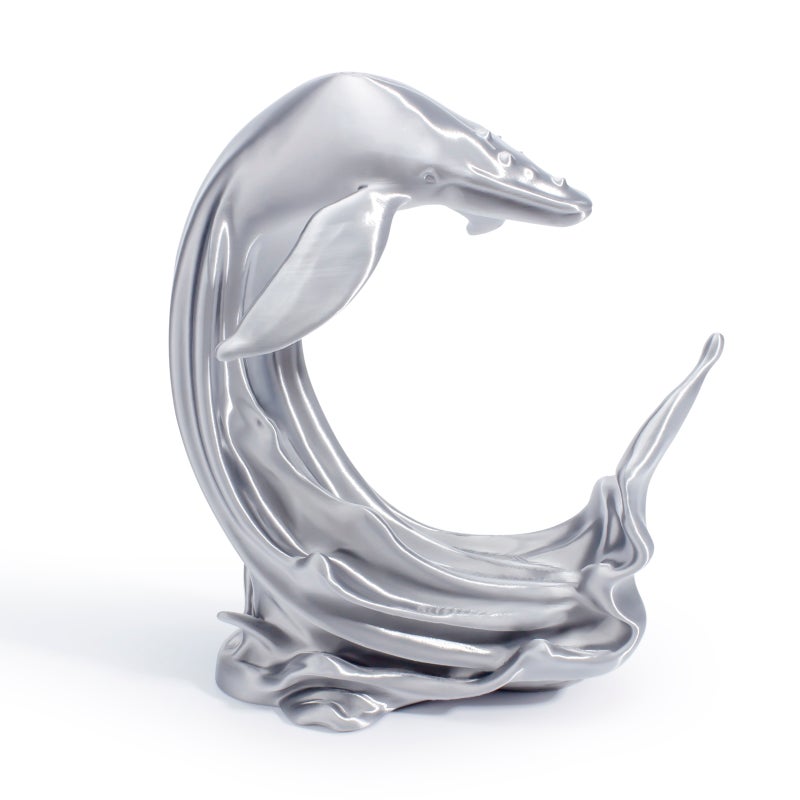 ZIRO SILVER Silk PLA Filament 1.75mm 1kg/2.2lb Spool, - Image 4
