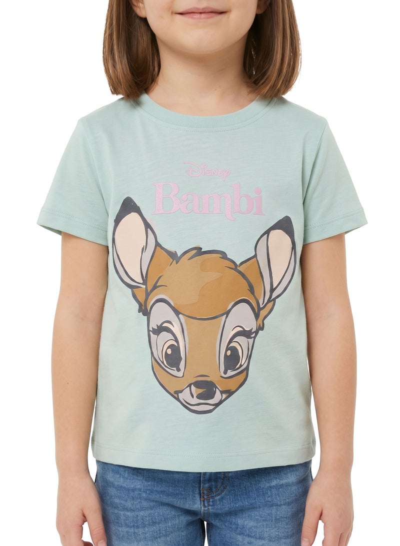 Disney Bambi Toddler Girls’ Oversized Drop Shoulder T-Shirt – Cute Casual Relaxed Fit Tee - Image 2