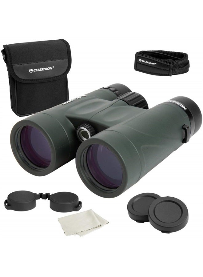 Celestron – Nature DX 8x42 Binoculars – Outdoor and Birding Binocular – Fully Multi-coated with BaK-4 Prisms – Rubber Armored – Fog & Waterproof Binoculars – Top Pick Optics - Image 1