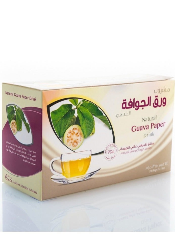 مشروب ورق الجوافة الطبيعي 24 كيس