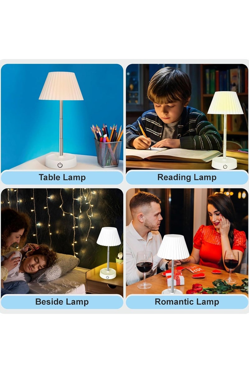 Table Lamp, Bedroom Night Light, Study/Table/Desk Lamp, Rechargeable Lamp, Touch Control Foldable LED Desk Lamp - Image 5