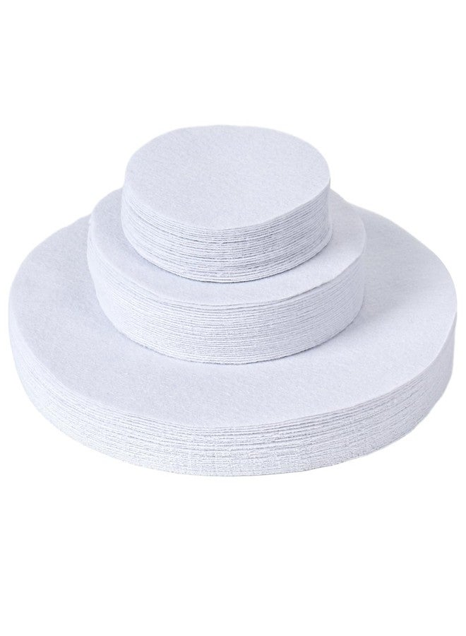 Imperius Set of 96 Felt Plate China Storage Containers Dividers Protectors - Thick and Premium Soft - Dish Storage Containers Dividers 24-10", 48-6", 24-4.8"-White - Image 1