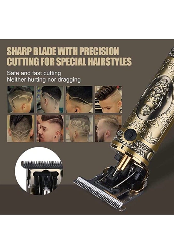 إلترازون Men's Clipper Cordless Hair Clippers, Beard Trimmer Hair Clippers for Men, Professional Cordless Hair Trimmer Precision T-Bladeds - Image 4